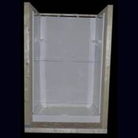 direct to stud wall surround, 48in. x 34in. white