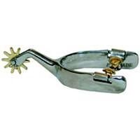 Mens Stainless Steel Low Cut Spur, 9 Point