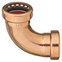 Qtite Push Connect 90 Degree Elbow, 1/2"