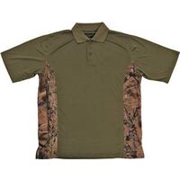 Camouflage Golf Shirt, Medium Green