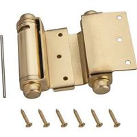 8306599 - DBL ACT SPRING HINGE SAT BRASS