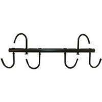 four prong swivel tack rack, steel