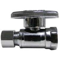 Straight Quarter Turn Valve, 1/2in. x 3/8in.