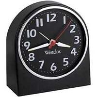 Clarion Keywound Alarm Clock, Black