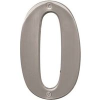 8366379 - NUMBER 0 5IN SATIN NICKEL