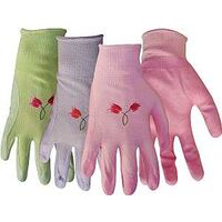 Nitrile Palm Ladies Gloves, Medium