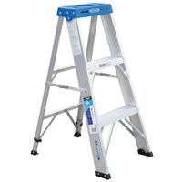 Werner 363 Single Sided Step Ladder With Pail Shelf