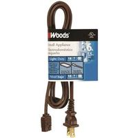 8384612 - 18/2X6FT BRWN APPLIANCE CORD
