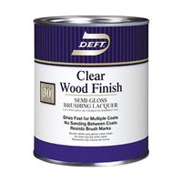 8393555-QT CLEAR SEMI-GLOSS WD FINISH