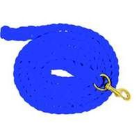cotton horse lead with bolt snap, 3/4in. x 10 royal