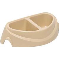 Ultra Heavyweight Double Diner Pet Dish, Small Assorted Colors