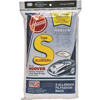 hoover allergen microfiltration vacuum bag, type s