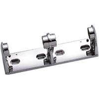 bright chrome double paper holder  
