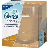 febreze candle, vanilla