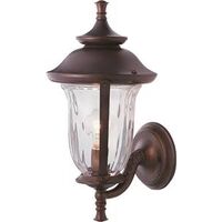 Outdoor Wall Mount Lanter, Redwood Rust