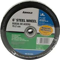 Ribbed Tread Replacement Wheel, 6 x 1.50