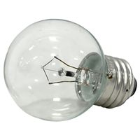 Osram Sylvania 10298 Decorative Incandescent Lamp, 25 W, 120 V, G16.5, Medium Aluminum Screw , - Case of 6