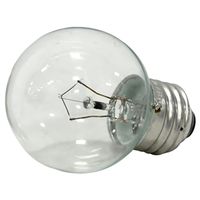 8480717 - 25W G16.5 CLEAR BULB MED 2PK