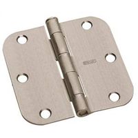 door hinge, 4in. x 4in. satin nickel