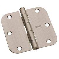 Door Hinge, 4in. x 4in. Satin Nickel