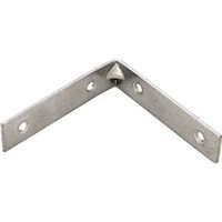 corner brace zinc plated, 8in. 4 pc