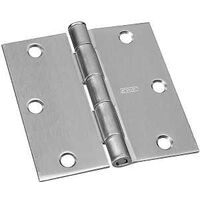 Square Corner Hinge, Nickel