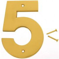 5in. decorative brass #5
