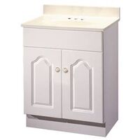 24" x 18" White Diplomat Vanity Combination