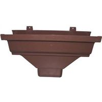 3in. x 4in. brown gutter drop outlet 