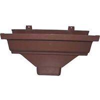 3in. x 4in. Brown Gutter Drop Outlet 