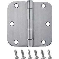 Residential Door Hinge, 3 1/2in. Stainless Steel