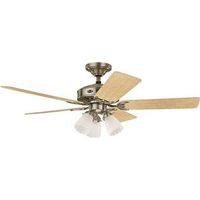 architect ceiling fan, 52in. nickel