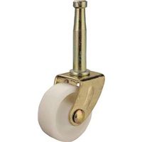 stem caster, 1 5/8in. white wheel