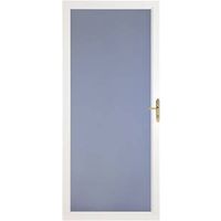 Larson Classic View 350-04 Full View Storm Door, 36 in W x 81 in H, Glass, White