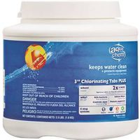 BioLab AquaChem 05470AQU Chlorinating Tablet Plus Pool Chemical