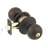 Plymouth Entry Lockset, Bronze