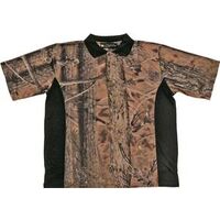Camouflage Golf Shirt, X-Large Brown