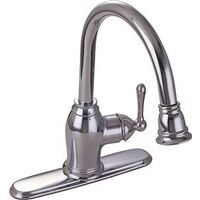 single handle kitchen faucet, chrome