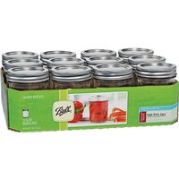 8593253 - 1/2 PINT MASON JAR/CAPS