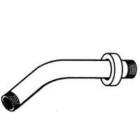 shower arm with flange, 1/2in. x 5in.