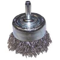 mounted cup brush, 1 1/2in.