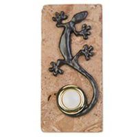 doorbell button, gecko