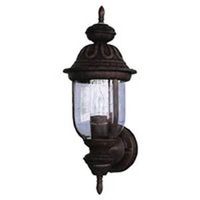 motion sensor lantern, rustic brown