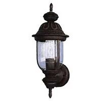 motion sensor lantern, rustic brown