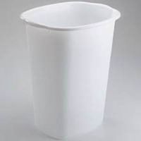 open top wastebasket, 32 qt