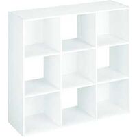 Nine Compartment Closet Organizer, 35 7/8in. x 35 7/8in. x 11 5/8in. White