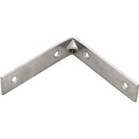 Corner Brace, 4in. x 7/8in. Zinc