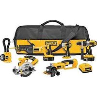 Dewalt XRP Combo Cordless Tool Kit, 18V 6 Pc