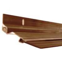 door sweep, 2in. x 36in. silver