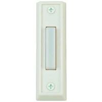 Lighted Doorbell Button, White